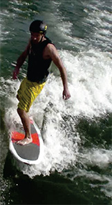 Wakesurfing